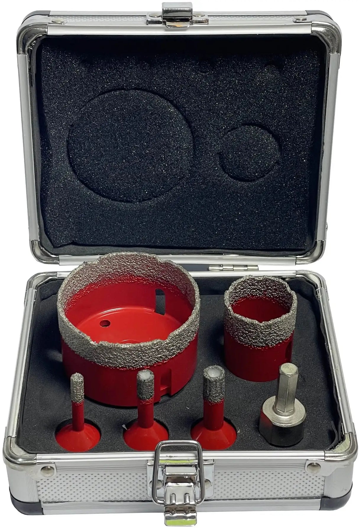 6tlg Diamant Fliesenbohrer Set 6 / 8 / 10 / 35 / 68 mm Diamantbohrkrone Fliesenbohkrone Satz M14