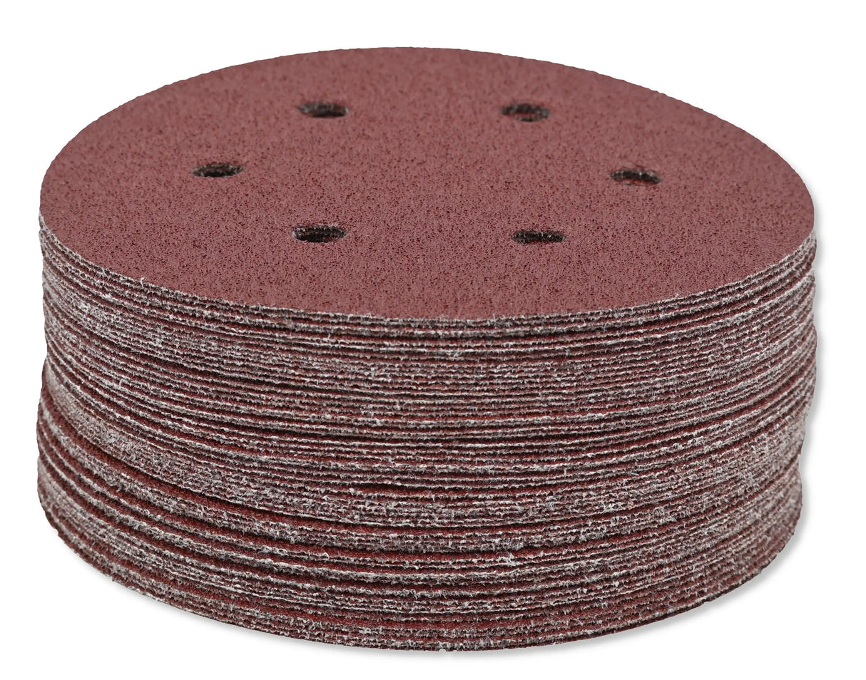 Exzenter-Schleifscheiben 150 mm Klett mit 6 Loch Metall Holz Stahl