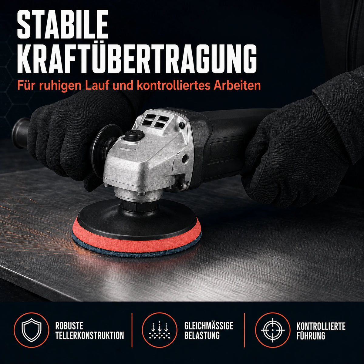 Klett Schleifteller Bohrmaschine Winkelschleifer Stützteller M14 Adapter stabil