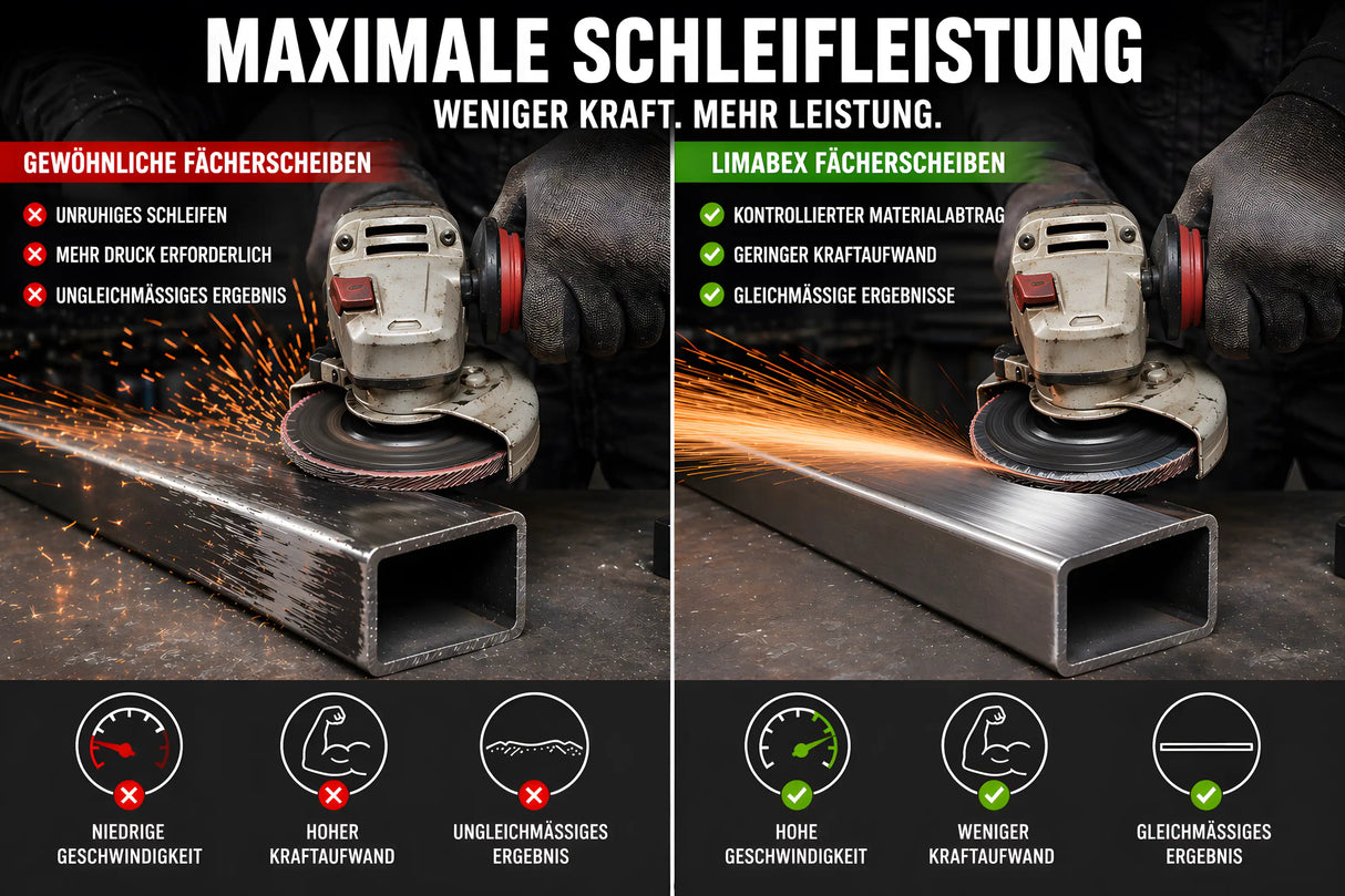 Maximale Schleifleistung