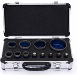 Diamant Bohrkronen Set M14 Diamantbohrer 12tlg Fliesenbohrer 6 - 68 mm Keramik Fliesen Feinsteinzeug
