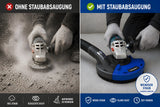 Absaugahube ohne und mit