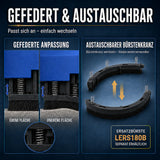 Absaughaube Winkelschleifer Bürstenkranz 230 mm Universal Adapterringe PRO Beton Stein gefedert