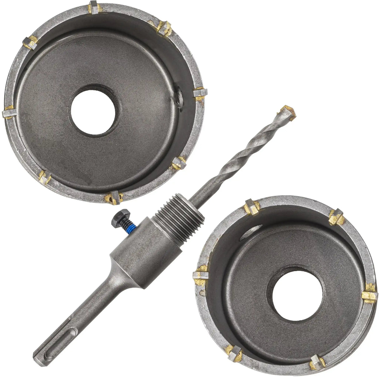 Bohrkrone 65 + 80 mm Dosenbohrer Set SDS PLUS Ziegel Marmor Beton Lochsäge Satz