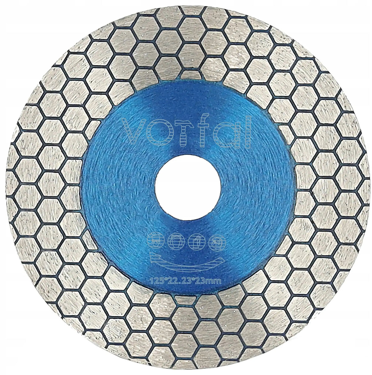 Diamond Blade 125 mm Jolly Cut Tiles Porcelain Stoneware Miter Cutting Disc 45°
