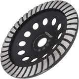 Premium Diamant Schleiftopf 180 mm Turbo Schleifteller für Beton Stein Estrich Topfscheibe