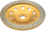 Diamantschleiftopf 180 mm Turbo Topfscheibe 