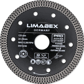 Diamanttrennscheibe 125 mm Keramik Fliesen Diamantscheibe PRO Series