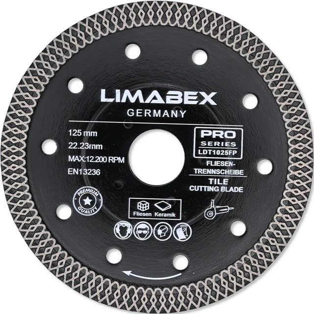Diamanttrennscheibe 125 mm Keramik Fliesen Diamantscheibe PRO Series