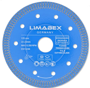 Diamant-Trennscheibe 125 mm für Fliesen &amp; Keramik – Standard Series