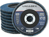 LIMABEX Fächerscheibe Z36 Metall Stahl Edelstahl – PRO Series