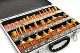 Fräsersatz Set 8 mm HSS Oberfräse Holzfräser 35 Tlg Nutfräser Fräser Abrundfräser
