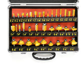 Fräsersatz Set 8 mm HSS Oberfräse Holzfräser 35 Tlg Nutfräser Fräser Abrundfräser