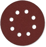 Exzenter-Schleifscheiben 125 mm Klett mit 8 Loch Holz Metall Stahl