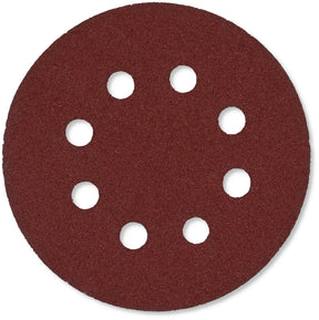 Exzenter-Schleifscheiben 125 mm Klett mit 8 Loch Holz Metall Stahl