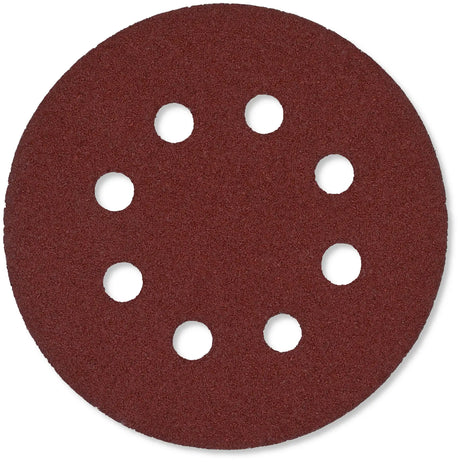 Exzenter-Schleifscheiben 125 mm Klett mit 8 Loch Holz Metall Stahl