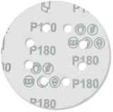 Exzenter-Schleifscheiben 125 mm P180 Klett mit 8 Loch Holz Metall Stahl