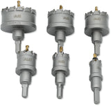 Kreisschneider Satz 6-tlg. 22–65 mm Hartmetall Lochsägen Metall PRO Series