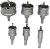 TCT Kreisschneider 6-tlg. 22–65 mm Hartmetall Lochsägen Metall