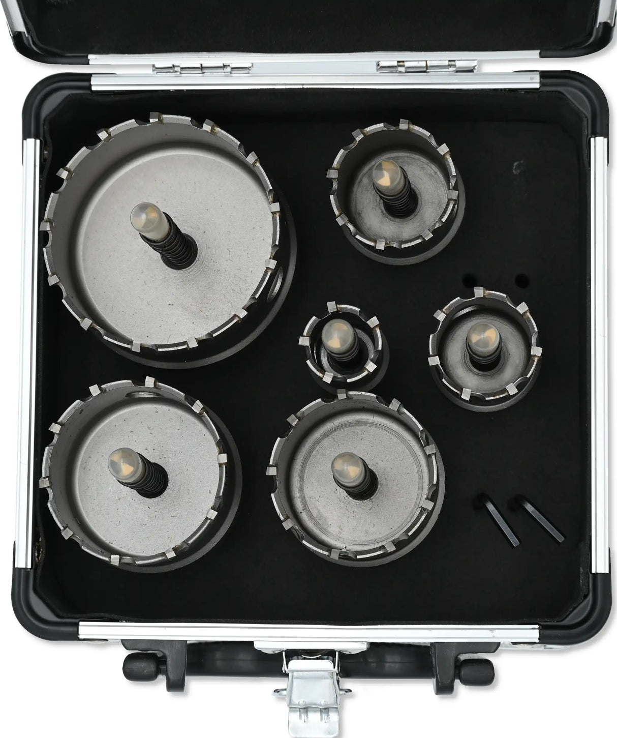 TCT Kreisschneider 6-tlg. 22–65 mm Hartmetall Lochsägen Metall PRO Series
