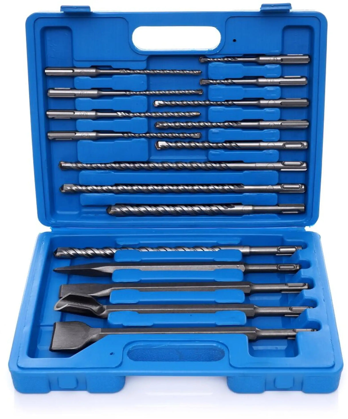 SDS Plus 17tlg. Steinbohrer Set Meißel Bohrer Bohrhammer Betonbohrer