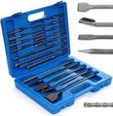 SDS Plus 17tlg. Steinbohrer Set Meißel Bohrer Bohrhammer Betonbohrer