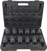 Schlagschrauber Nüsse 3/4" 24 - 41 mm 12 tlg. Satz Steckschlüssel Kraftnuss Cr-Mo