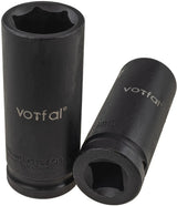Impact wrench nuts 1/2 inch set 17 / 18 / 21 mm, 3-piece power socket wrench nuts