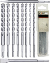 10tlg Betonbohrer SDS Plus Meißel Set Bohrer 5 - 16 mm Steinbohrer Spitze