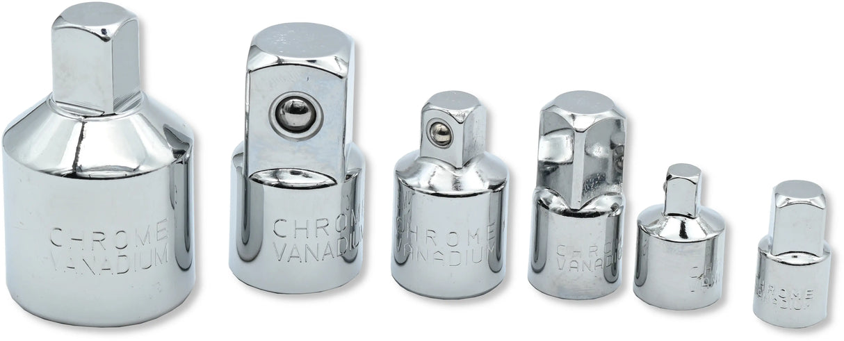 Steckschlüssel Adapter 6tlg Stecknuss Satz 1/2"3/4"1/4"3/8"