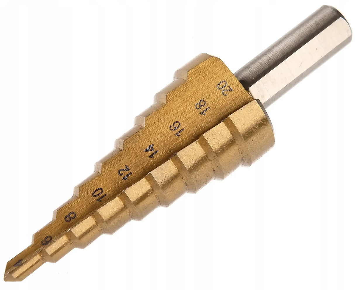 Stufenbohrer 4-52 mm Kegelbohrer HSS Konusbohrer Senker Titan
