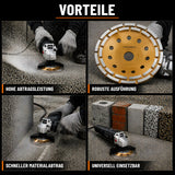 Vorteile Diamantschleiftopf doppelreig