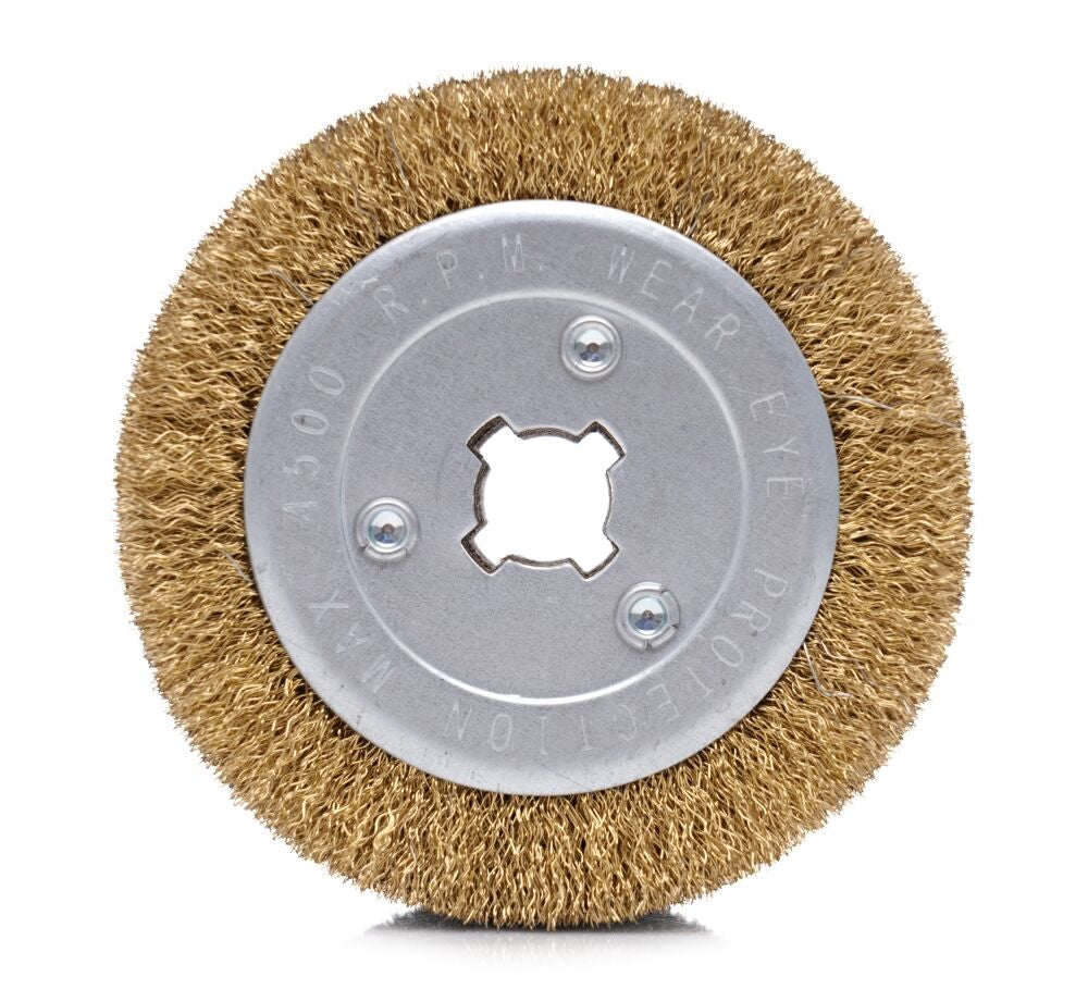 Drahtbürste Satinierwalze 120 x 100 x 0,3 x 19 mm Walzenbürste